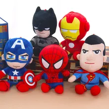25cm Disney Plush Doll Spiderman Anime Cartoon Stuffed Plush Doll Boys Girls Birthday Toys Gift for Kids