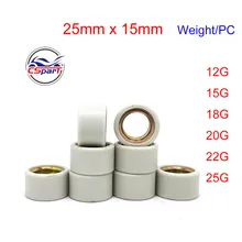 25x15 Variator Racing Roller Weights for Yamaha Yp Majesty Abs 400 400cc Xp T-Max 500 500cc 530 530cc kymco ak550