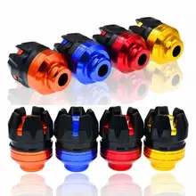 2PCS CNC Aluminum Front Fork Frame Slider Wheel Motorbike Falling Protection Anti Collision Cup Dirt Bike Motorcycle Accessories