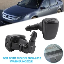 2PCS Windshield Wiper Washer Nozzles Spray Jet Replace 8E5Z-17603-A For Ford Fusion 2008-2012 Lincoln MKZ Mercury Milan