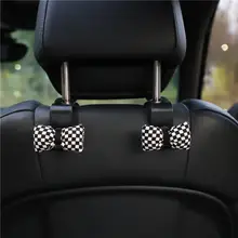 2pcs Car Seat Cute Hook Auto Fastener Flower Bow Shape Interior Car-styling Storage Bag for Women Girl Gift Auto Accessories
