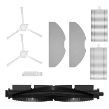 2pcs Main Brush Mop Cloths Side Brush Filter For 360 S8 S8 Plus Robot Vacuum Cleaner Roller Brush Rag Wipes Filter Element Part