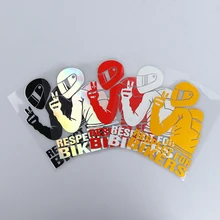 2pcs Respect Biker Sticker For On Car Motorcycle Vinyl 3D Stickers Motorcycle Vinyl 3D Stickers And Decals 15x11CM