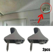 2pcs Sun Visor Clip Hook For Hyundai Getz 2002-2011 852351C300QS Car Accessories Sunvisor Holder Bracket Hanger