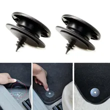 2pcs Universal Car Floor Mat Carpet Clips Fixing Grips Floor Holder 2 Upper Parts + 2 Lower Parts+2 Screws For All Car Makes
