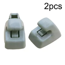 2pcs/set Gray Sun Visor Inner Fixing Bracket Clip Sunshade Fixing Holder For GM 95994975 Cruze Sonic Spark