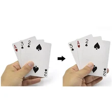 3 Cards Monte Magic Card Three Card Poker Monte Card Trick Easy Classic Magic Tricks Close Up Magic Prop