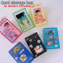 3 Inch Polaroid Photo Storage Box Blingbling Transparent Photo Storage Box Photocard Holder Card Holder Instax Photo Album