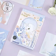 30 Pcs/Set Creative Lilian's Dream Postcard Beautiful Unicorn Greeting Cards Message Card Xmas and New Year Gift