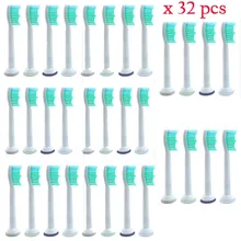 32pcs HX6014 Toothbrush brush Head for Ph Sonicare HX3 HX6 HX9 Series HX3210 3211 6150 6500 6510 6530 9342 6730 9312 9372 ilips