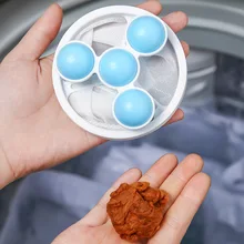 3314 Reusable pet Hair Removal Floating Dirty Fiber Collector Catcher Filter Mesh Catches hairs Washing Machine Laundry Bag