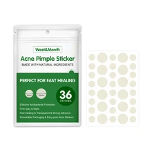 36 Patches Waterproof Acne Pimple Patch Stickers Acne Treatment Pimple Remover Tool Invisible Breathable Acne Patch Skin Care