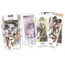 36 Pcs/Set Genshin Impact Anime Paper Bookmark Stationery Bookmarks Book Holder Message Card Gift Stationery