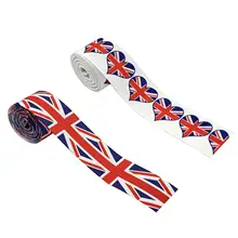 38mm Union Jack Flag Ribbon British Flag Grosgrain DIY Ribbons For Queen's Jubilee Parties Crafts Gift Wrappings Accessories