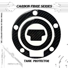 3D Carbon Fiber Motorcycle Fuel Tank Cap Protection Sticker Tank Gas Cap Pad Filler Cover Decals For YZF-R6 R1 FZ1 6 FZ6N MT 07