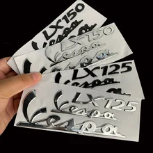 3D Italian Badge Emblem Sticker Decal Kit for PIAGGIO Vespa LX125 LX150 125 150 Motorcycle Decals