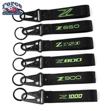 3D Key Holder Chain Collection Keychain For Z650 Z900 Z800 Z750 Z1000 Z Motorcycle Embroidery Badge Key Ring Keyring