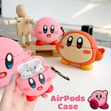 3D Kirby Hearphone Case for Airpods 2 3 Pro 1 Case Anime Cute Earphone Cover for Apple Air Pods Pro 2 3 Case cover Charging BOX