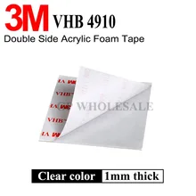 3M VHB 4910 Clear Double-sided Acrylic Foam Tape 50mm*50mm ( Accept customize )can replace rivets  spot welds  liquid adhesives