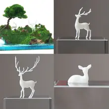 3Pcs Silicone Mini Elk Deer Modeling Resin Mold Resin Jewelry Fillings Art Craft