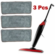 3pcs Microfiber Rags Mop Cloths Pads Microfibre Cloths For Vileda Steam XXL Steam Cleaner Replacement Washable Household Clean