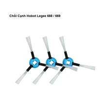 3pcs Side Brushes Replacement For Hobot Legee 669/668/7 Series Robot Vacuum Cleaner Parts No Dead Corner Cleaning
