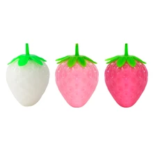 3pcs Strawberry Squishy Toy for Party Mini Stress Relief Toy for Classroom Prize Dropshipping