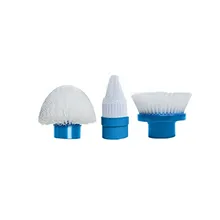 3pcs/set Electric Cleaning Brush Wireless Cleaner Electric Rotary Mop Replacement Brush Head For Home Kitchen Bathroom Cleaning