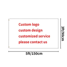 3x5 Ft Custom Logo Design Flag Polyester Digital Printed Customized Service Banner