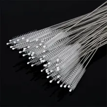 4/10pcs Long Straw Brush Nylon Pipe Tube Cleaner Stainless Steel for Washing Glass Silicone Metal Pot Spout Mini Bottle Brush 46