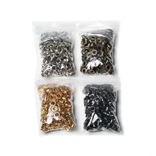 4/6/8/10/12/14mm 100pcs/Set Eyelets And Eyelet Punch Die Silver Golden Black For Leathercaft Clothing Shoe Belt Cloth Shade