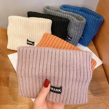 4@# Korean Style Letter Fashion Wide Edge Wool Hair Band Fashion Leisure Go Out Versatile Headdress Headband