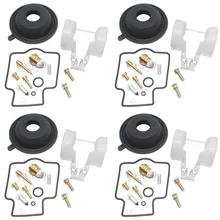 4 SET for ZXR250 1991-1995 1999 ZX250C ZX250 ZXR250R ZXR 250 Motorcycle carburetor repair kit Floating needle seat diaphragm