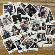 40pcs/set Arknights Cute Lomo Cards Amiya Texas Lappland Anime Photocard Bookmark Kawaii Message Card Pretty Students Stationary