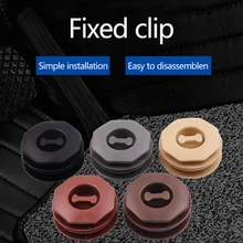 4PCS/SET Universal Car Floor Mat Anti-Slip Clips Holders Sleeves Black Auto Carpet Fixing Grips Clamp Car Accessory Автозапчасти