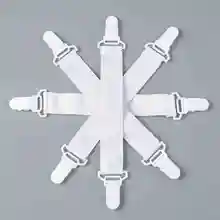 4PCS/Set Home Textiles Accessories Elastic Bed Sheet Mattress Cover Blankets Grippers Clip Holder Fasteners Kit