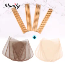 4Pcs Different Size Ventilating Needle With 5Pcs Hd Lace For Wig Making Human Hair Closure Frontal Wigs Making Material Base