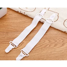4Pcs/Set Nylon Elastic Band Bed Sheet Fix Buckle Strong Plastic Clips Holder Bed Sheets Fasteners Clip VGE