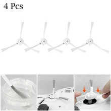 4Pcs/Set Side Brushes For Ultenic T10 Robots Vacuum Cleaner Spare Parts Side Brush Accessories