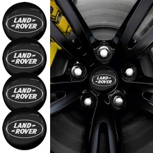 4pcs Car Wheel Hub Center Caps Auto Rim Cover Sticker For Land Rover Range Hat Series 3 Defender Discovery 2 3 4 Sports Lr3 Lr2