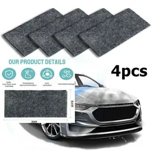 4pcs Nano Sparkle Car Scratch Remover Cloth Scratch -Eraser Surface Repair 20*10cm Nano Anti-Scratch Cloth Polishing Repair Tool