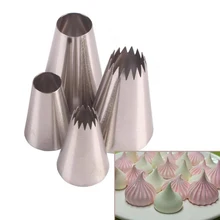 4pcs Russian Icing Piping Pastry Nozzle Tips Baking Tools Cakes Decoration Set Stainless Steel Nozzles Cupcake