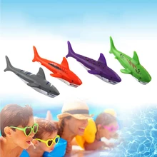 4pcs Shark Rocket Throwing Funny Swimming Pool Diving Game Toys Cute Dive Dolphin Fish Shape Kid Summer Water Accessories Gift