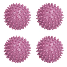 4pcs Washing Ball Clothes Anti-winding Washing Machine Reusable Laundry Washing Fluff  Drying Fabric Softener Ball Remove Dirt