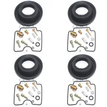 4set for FZS 600 Fazer 1998-2003 FZS600 Motorcycle carburetor repair kit floating needle seat parts Diaphragm