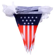 4th American Flag 14*21 Foreign Waterproof Sunscreen World Flag