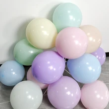 5/10/12/18/36 inch Macaron Latex Balloons Pastel Candy Balloon Wedding Birthday Party Decor Baby Shower Decor Air Globos