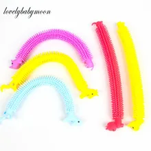5/10pcs Soft Rubber Noodle Elastic Rope Toys Stretch String Decompression Toy Stretchy String Fidget Relief Stress Vent Toys A+
