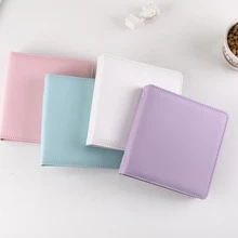 50/100 Inner Pages Loose-leaf Portable Photo Album PU Leather Album for Mini Instax & Name Card 3/Inch Polaroid Album Photos