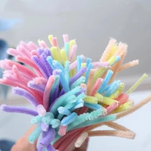 50/100pcs 30cm Fil Chenille Stems Stick Pipe Cleaner Kids Educational Toys Handmade Chenille Stems Pipe for DIY Craft Supplies